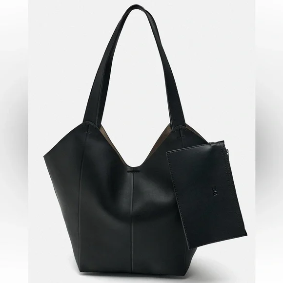 S heart tote bag large 黒 THEREDTHREAD / ザレッドスレッド】S heart tote bag large